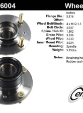 Centric C-Tek Standard Hub and Bearing Assembly 405.46004E                                     - 405.46004E - Image 5