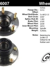 Centric C-Tek Standard Hub and Bearing Assembly 405.46007E                                     - 405.46007E - Image 5