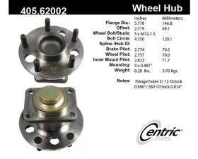 Centric C-Tek Standard Hub and Bearing Assembly 405.62002E