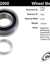 Centric C-Tek Standard Axle Shaft Bearing Assembly Single Row 411.62000E                                     - 411.62000E - Image 2