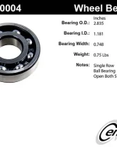 Centric C-Tek Standard Axle Shaft Bearing Assembly Single Row 411.90004E                                     - 411.90004E - Image 3