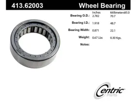 Centric Premium Axle Shaft Bearing 413.62003