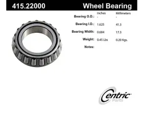Centric Premium Bearing Cone 415.22000