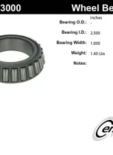 Centric Premium Bearing Cone 415.43000                                     - 415.43000 - Image 2