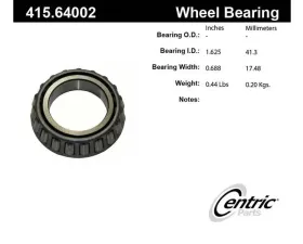 Centric Premium Bearing Cone 415.64002