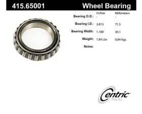 Centric Premium Bearing Cone 415.65001