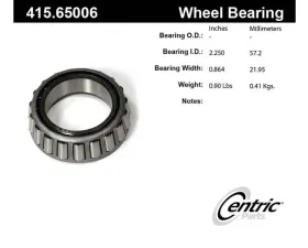Centric Premium Bearing Cone 415.65006