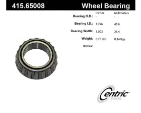 Centric Premium Bearing Cone 415.65008