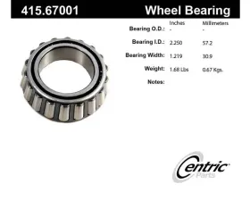 Centric Premium Bearing Cone 415.67001