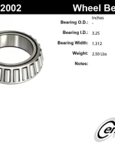 Centric Premium Bearing Cone 415.82002                                     - 415.82002 - Image 2