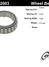 Centric Premium Bearing Cone 415.82003                                     - 415.82003 - Image 4