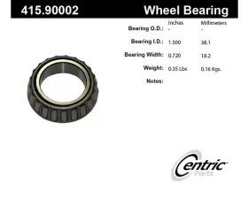 Centric Premium Bearing Cone 415.90002
