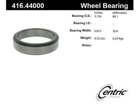 Centric Premium Bearing Race 416.44000