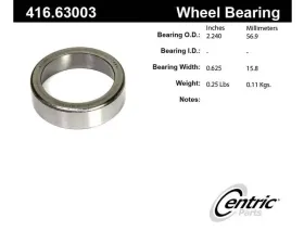Centric Premium Bearing Race 416.63003