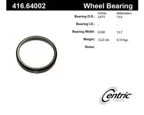 Centric Premium Bearing Race 416.64002