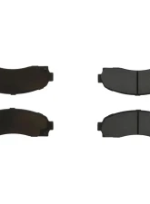 Centric Premium Semi-Metallic Brake Pads with Shims and Hardware 300.08331                                     - 300.08331 - Image 2