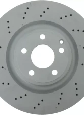Centric Premium OE Style Drilled  Brake Rotor 128.35132                                     - 128.35132 - Image 3