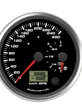 SpeedHut Dual Gauge 4-1/2" 260km/h GPS Speedometer Fuel Level w/ Turn signal & High Beam JDM Datsun Z Series                                     - GCD5-102-DATZ - Image 5