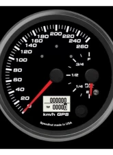 SpeedHut Dual Gauge 4-1/2" 260km/h GPS Speedometer Fuel Level w/ Turn signal & High Beam JDM Datsun Z Series                                     - GCD5-102-DATZ - Image 2