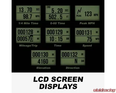 SpeedHut Dual Gauge 4-1/2" 260km/h GPS Speedometer Fuel Level w/ Turn signal & High Beam JDM Datsun Z Series - GCD5-102-DATZ