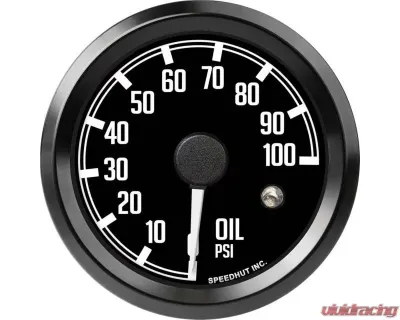 SpeedHut Oil Pressure Gauge 100 psi 2-5/8" w/ Warning JDM Datsun Z Series - GR2-150-DATZ