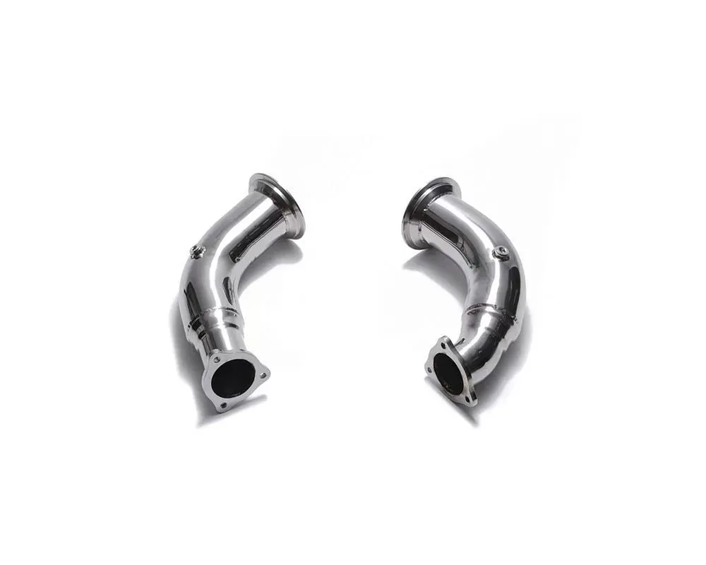 ARMYTRIX Highflow Performance Race Downpipe with Cat Simulator Audi RS4 | RS5 B9 2.9 V6 Turbo 2019+ - AU94R-6DD