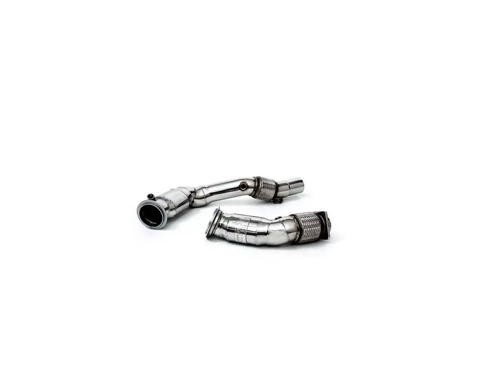 ARMYTRIX Sport Cat Downpipe w/200 CPSI Catalytic Converters BMW M3 | M4 F8x 2015-2020 - BMF8M-CD