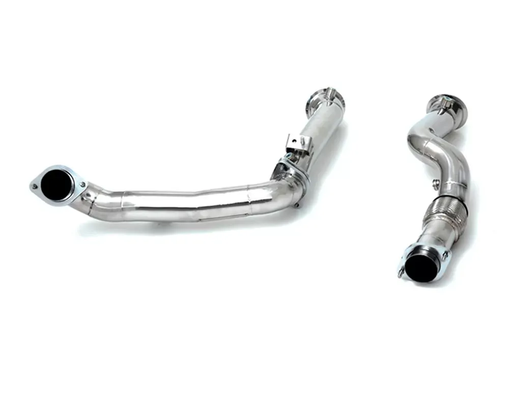 ARMYTRIX Ceramic Coated High-Flow Performance Race Downpipe w/Cat Simulator BMW M3 G80 | M4 G82 2020+ - BMG8M-DDC