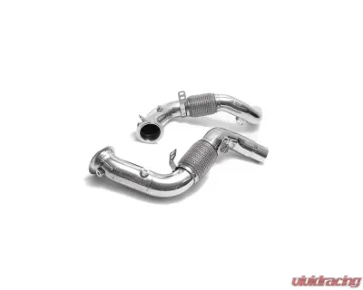ARMYTRIX Sport Cat Downpipe w/200 CPSI Catalytic Converters BMW M850i G15 Coupe 2018-2021 - BMM85-CD