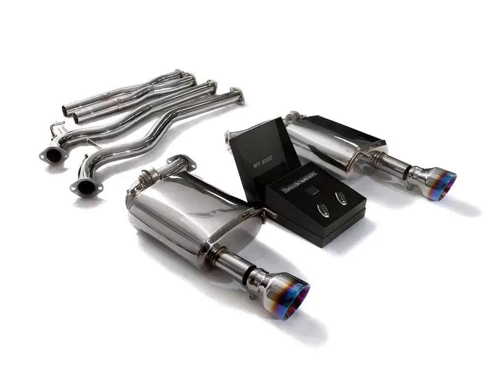 ARMYTRIX Valvetronic Exhaust System Ford Mustang GT Coyote 5.0L V8 Convertible 2015-2017 - FDM65C-DS33B