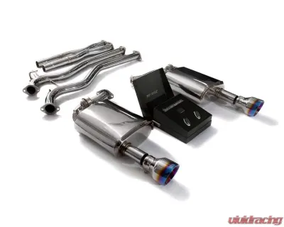 ARMYTRIX Valvetronic Exhaust System Ford Mustang GT Coyote 5.0L V8 Convertible 2015-2017 - FDM65C-DS33B