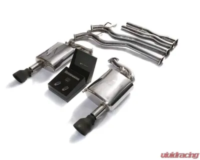 ARMYTRIX Valvetronic Exhaust System Ford Mustang GT Coyote 5.0L V8 Convertible 2015-2017 - FDM65C-DS33M