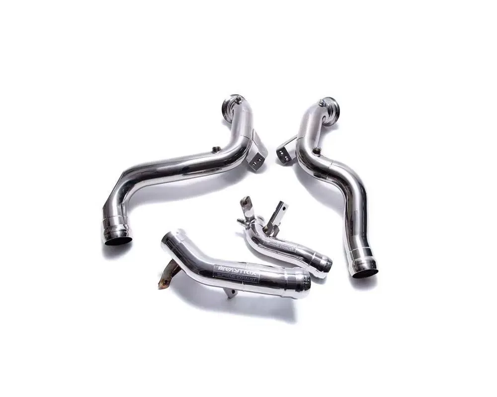 ARMYTRIX Race Downpipe with Cat Simulator | Secondary Downpipe Mercedes-Benz E63 | E63 S AMG W213 OPF Model 2016+ - MB136-6DD