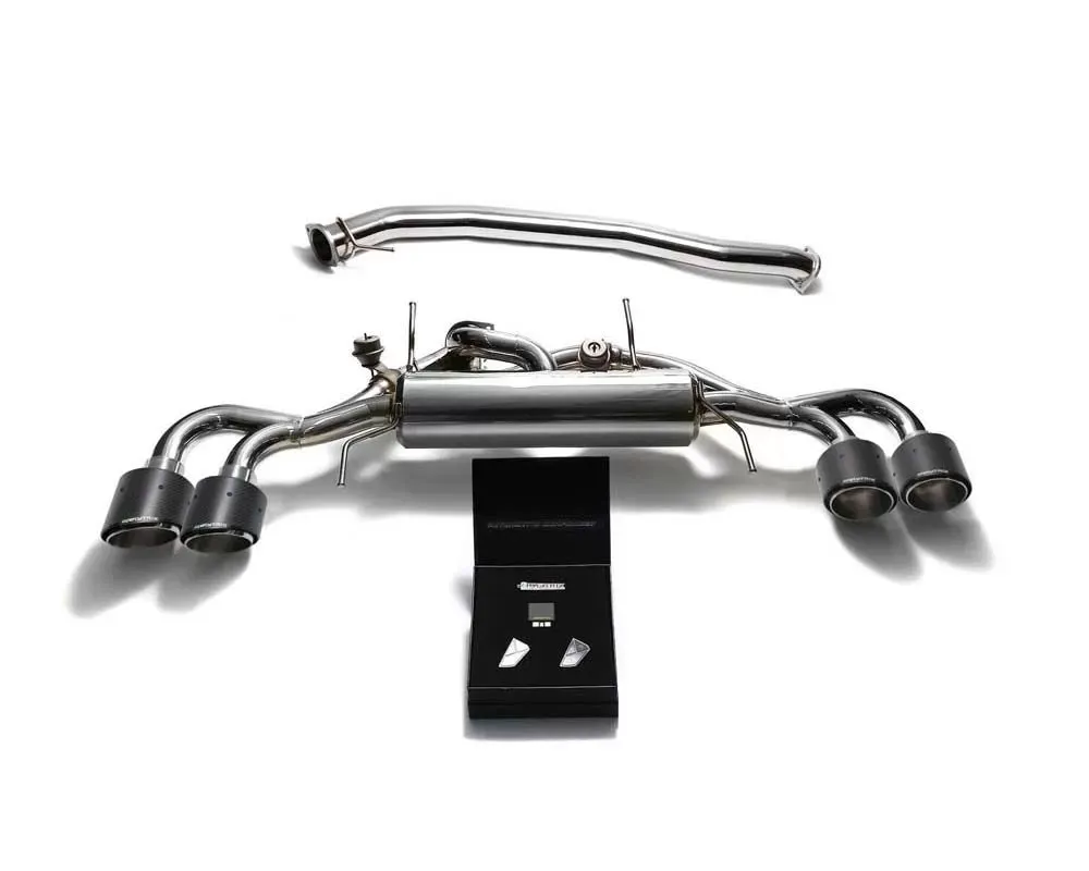 ARMYTRIX Valvetronic 90mm Exhaust System w/Race Y-Pipe & Nissan GT-R R35 2009-2021 - NI35S-AF NI35S-QC12