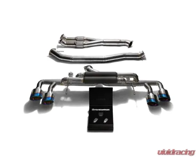 ARMYTRIX Titanium Valvetronic 90mm Race Exhaust System w/Race Y-Pipe & Nissan GT-R R35 2007-2021 - NI35T-F NI35TS-QT11B