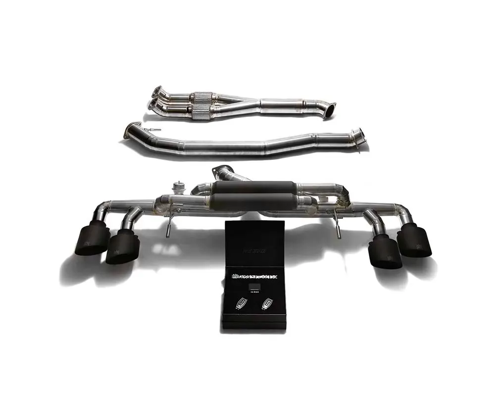 ARMYTRIX Titanium Valvetronic 90mm Race Exhaust System w/Race Y-Pipe & Nissan GT-R R35 2007-2021 - NI35T-F NI35TS-QT11M