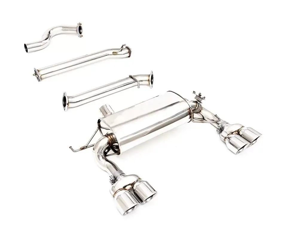 ARMYTRIX Valvetronic Exhaust System w/Quad Tips Ford Bronco 2.7L 2021+ - FDBC5-QS51C