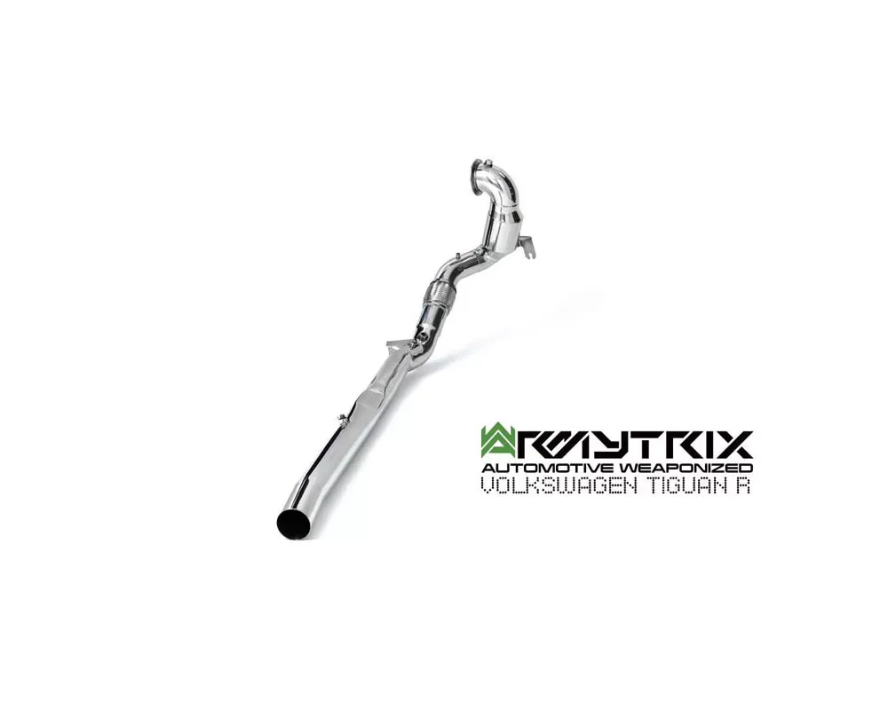 ARMYTRIX Sport Cat Downpipe w/200 cpsi Catalytic Converters Volkswagen Tiguan R 2.0 TFSI 2020+ - VWT3R-CD