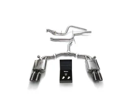 ARMYTRIX Stainless Steel Valvetronic Exhaust System Audi A4 (B9) 2.0 TFSI  Sedan / Avant 2WD Non-OPF 2021+