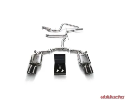 ARMYTRIX Stainless Steel Valvetronic Exhaust System Audi A4 (B9) 2.0 TFSI  Sedan / Avant 2WD Non-OPF 2021+ - AU942F-QC11