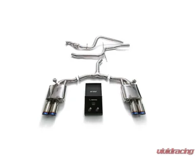 ARMYTRIX Stainless Steel Valvetronic Exhaust System Audi A4 (B9) 2.0 TFSI  Sedan / Avant 2WD Non-OPF 2021+ - AU942F-QS11B