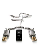 ARMYTRIX Stainless Steel Valvetronic Exhaust System Audi A4 (B9) 2.0 TFSI  Sedan / Avant 2WD Non-OPF 2021+                                     - AU942F-QS11G - Image 5