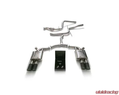 ARMYTRIX Stainless Steel Valvetronic Exhaust System Audi A4 (B9) 2.0 TFSI  Sedan / Avant 2WD Non-OPF 2021+ - AU942F-QS11M