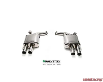 ARMYTRIX Stainless Steel Valvetronic Exhaust System Audi A4 (B9) 2.0 TFSI  Sedan / Avant 2WD Non-OPF 2021+ - AU942F-QS11B