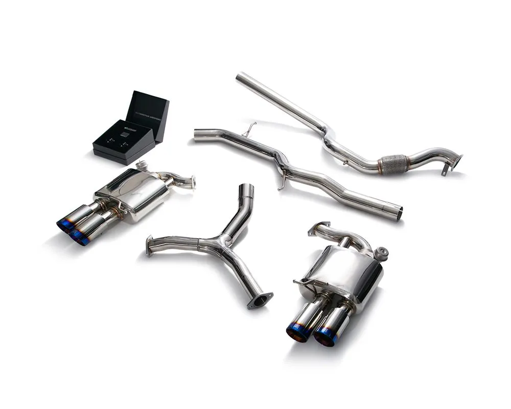 ARMYTRIX Valvetronic Exhaust System A4 Quattro | A4 Avant Quattro B9 2.0 TFSI 4WD Non-OPF 2016+ - AU944-QT19B