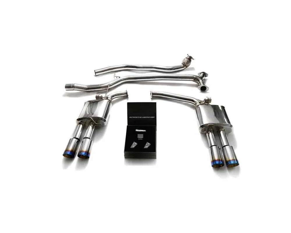 ARMYTRIX Valvetronic Exhaust System Audi A5 | A5 Quattro 2005-2015 - AUB82-QT19B