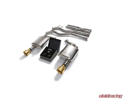 ARMYTRIX Valvetronic Exhaust System Ford Mustang GT Coyote 5.0L V8 Coupe 2015-2017 - FDM65-DS33G