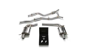 ARMYTRIX Stainless Steel Valvetronic Catback Exhaust System Mercedes-Benz C-Class W205 RHD 2015-2018 - MB052-R6C - Image 3