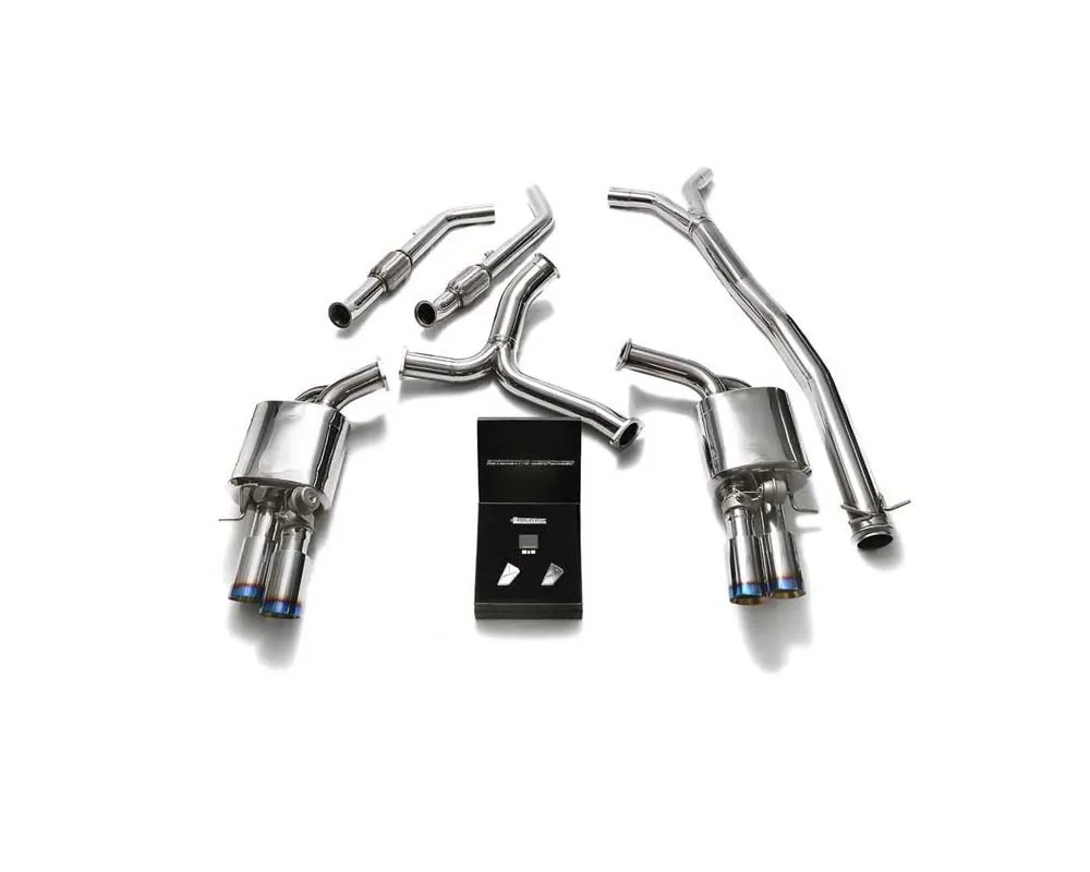 ARMYTRIX Valvetronic Exhaust System for BRABUS Diffuser Mercedes-Benz C400 | C450 | C43 AMG W205 2015-2021 - MBC4Q-QT19B