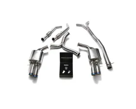ARMYTRIX Valvetronic Exhaust System for BRABUS Diffuser Mercedes-Benz C400 | C450 | C43 AMG W205 2015-2021